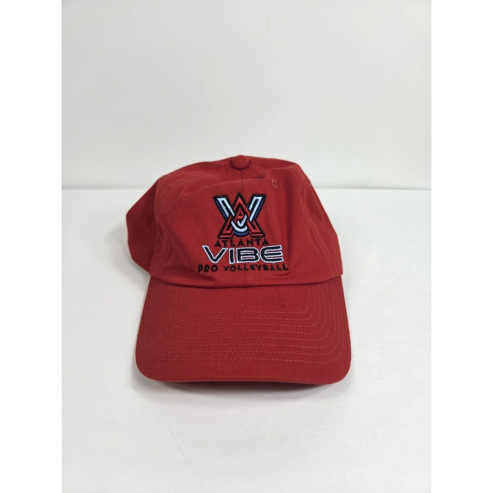 Atlanta Vibe Pro Volleyball Team Logo Red Adjustable Baseball Hat Cap